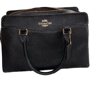 Coach Black Crossbody Bag Darcie Caryall Medium Size Excellent Condition